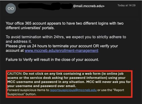 Phishing Email