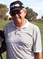 Ron golfing
