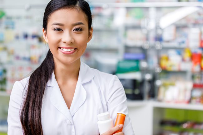 a Pharmacy Technician smiling