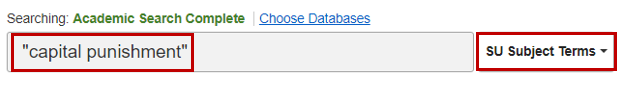 subject term search