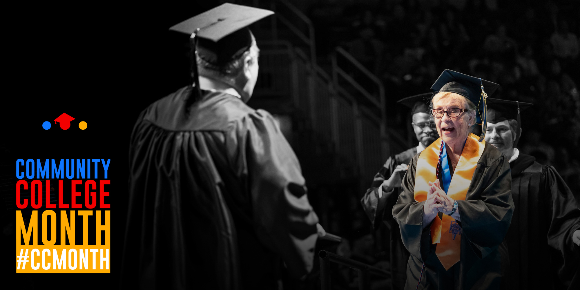 Beth Ragland receiving her MCC associate degree