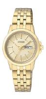 Citizen® Ladies' Quartz Gold-tone Watch with Champagne Dial