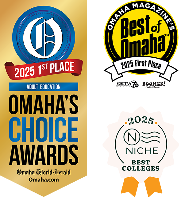 2025 Omaha World Herald, O! Magazine, and NICHE Badges